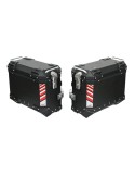 Juego de Dos maletas laterales de moto serie PIKE-TRACKER LOBOO