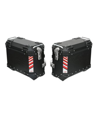 Juego de Dos maletas laterales de moto serie PIKE-TRACKER LOBOO