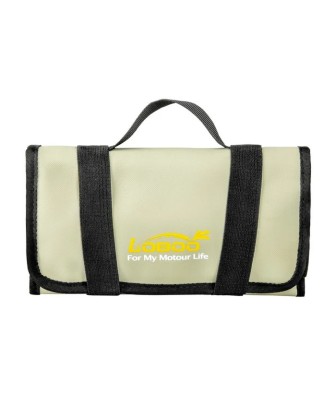 BOLSA DE HERRAMIENTAS NEGRO Y AMARILLO DESIERTO  LOBOO