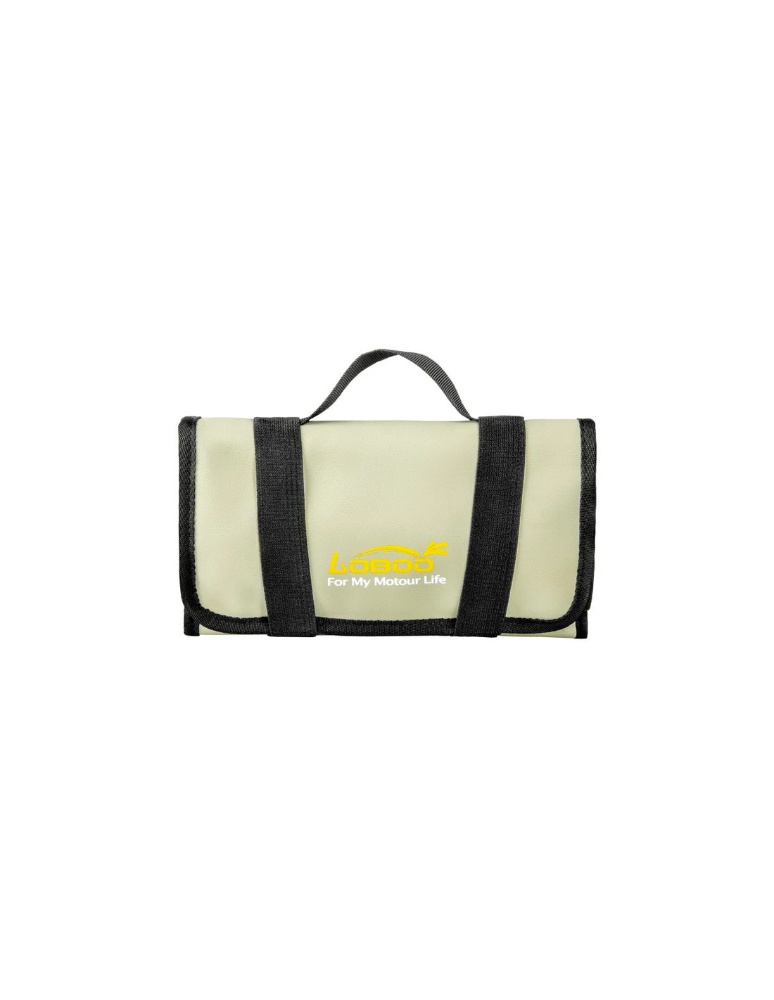 BOLSA DE HERRAMIENTAS NEGRO Y AMARILLO DESIERTO  LOBOO
