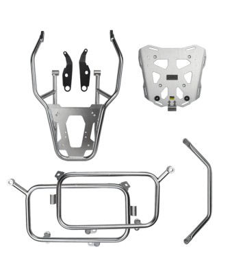 Soportes para maletas laterales+ Herraje + Parrilla Top Case (Versión mejorada) PIKE TRACKER para BMW R1300GS (2023 - )