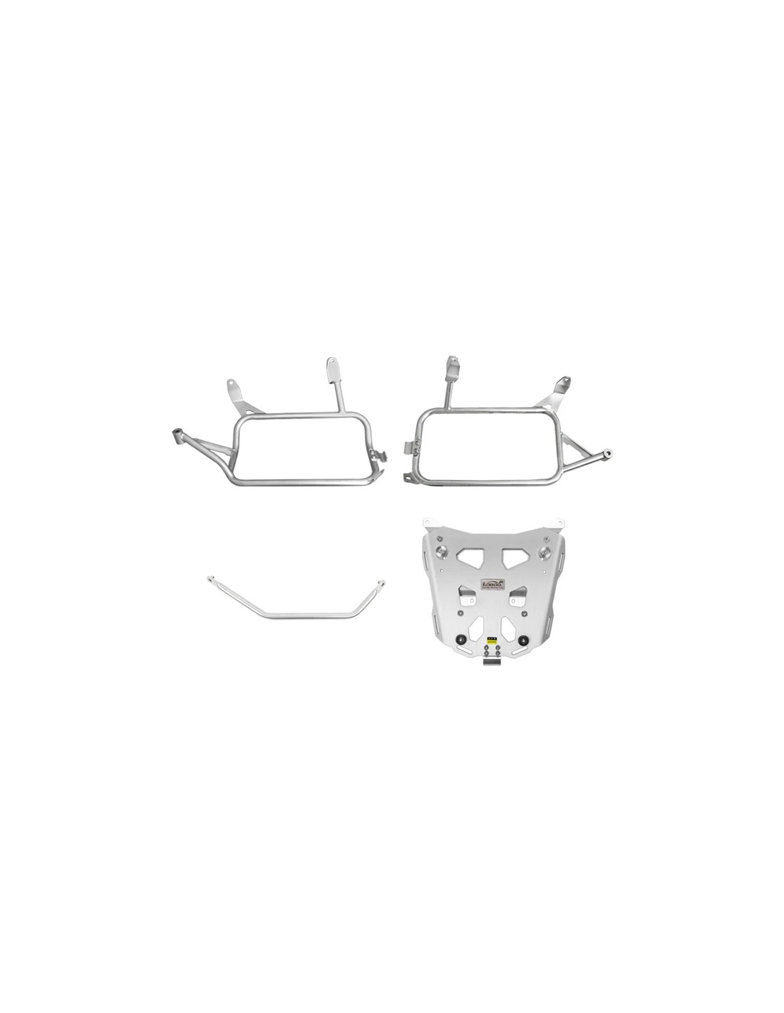 Soporte para maletas laterales + Parrilla Top Case PIKE TRACKER para BMW R1200GS /R1250GS
