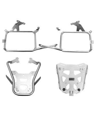 Soportes maletas laterales + Herraje + Parrilla Top Case PIKE TRACKER LOBOO para HONDA CB500X/CB400x/NX400