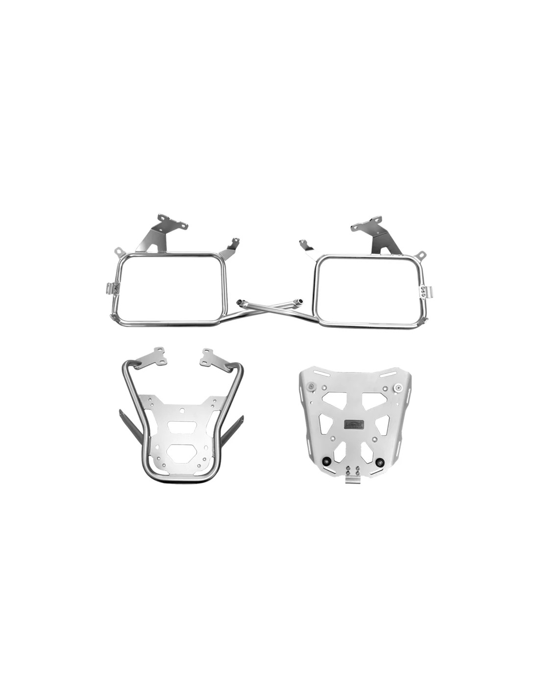 Soportes maletas laterales + Herraje + Parrilla Top Case PIKE TRACKER LOBOO para HONDA CB500X/CB400x/NX400