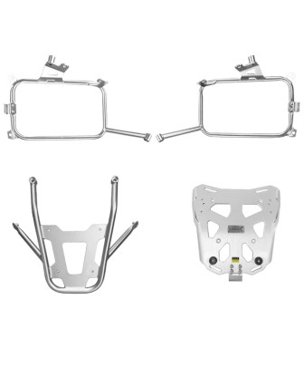 Soporte para maletas laterales + Herraje + Parrilla Top Case PIKE TRACKER para Honda NC750X (2021 -)