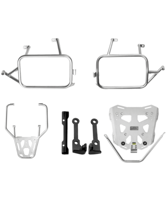 SOPORTE PARA TRES MALETAS (CON SOPORTE SUPERIOR AJUSTABLE PARA MALETAS) LOBOO