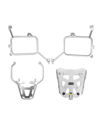 Soportes para maletas laterales + Herraje + Parrilla Top Case (Versión estandar) PIKE TRACKER para KTM 390 ADV (2021 - )