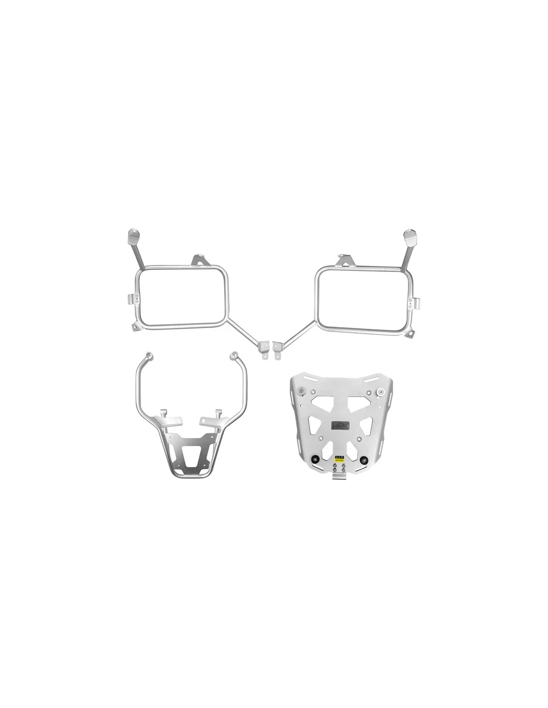 Soportes para maletas laterales + Herraje + Parrilla Top Case (Versión estandar) PIKE TRACKER para KTM 390 ADV (2021 - )
