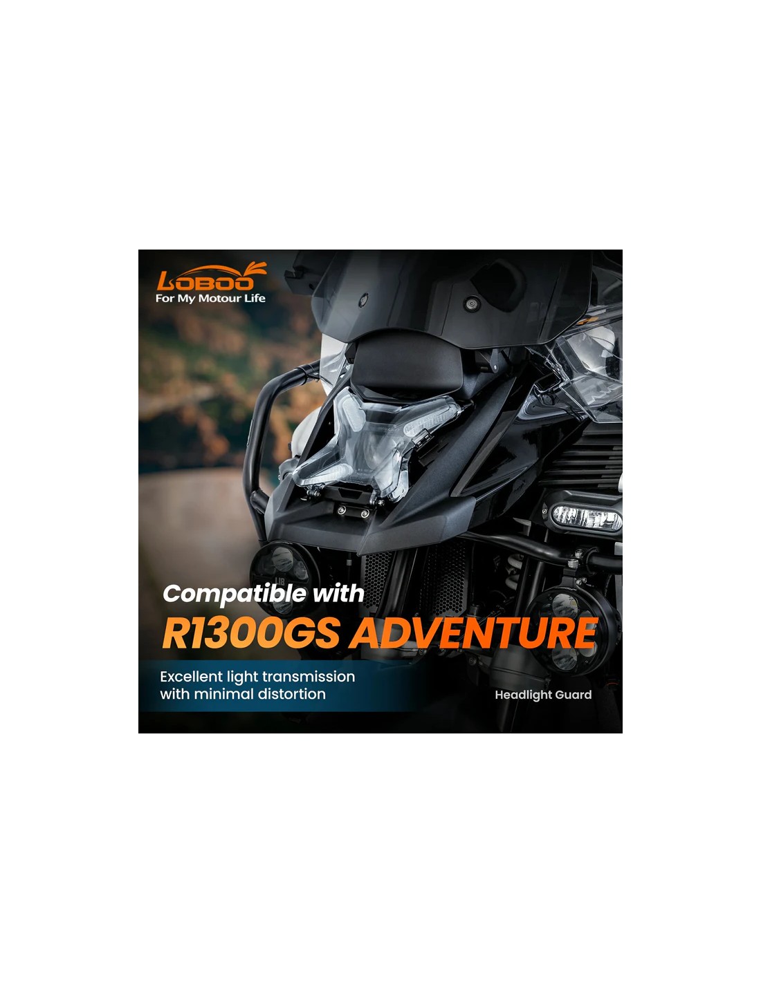 Protector de Faro Loboo para BMW R1300GS Adv