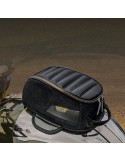 BOLSA DE DEPÓSITO VINTAGE NEGRO  LOBOO
