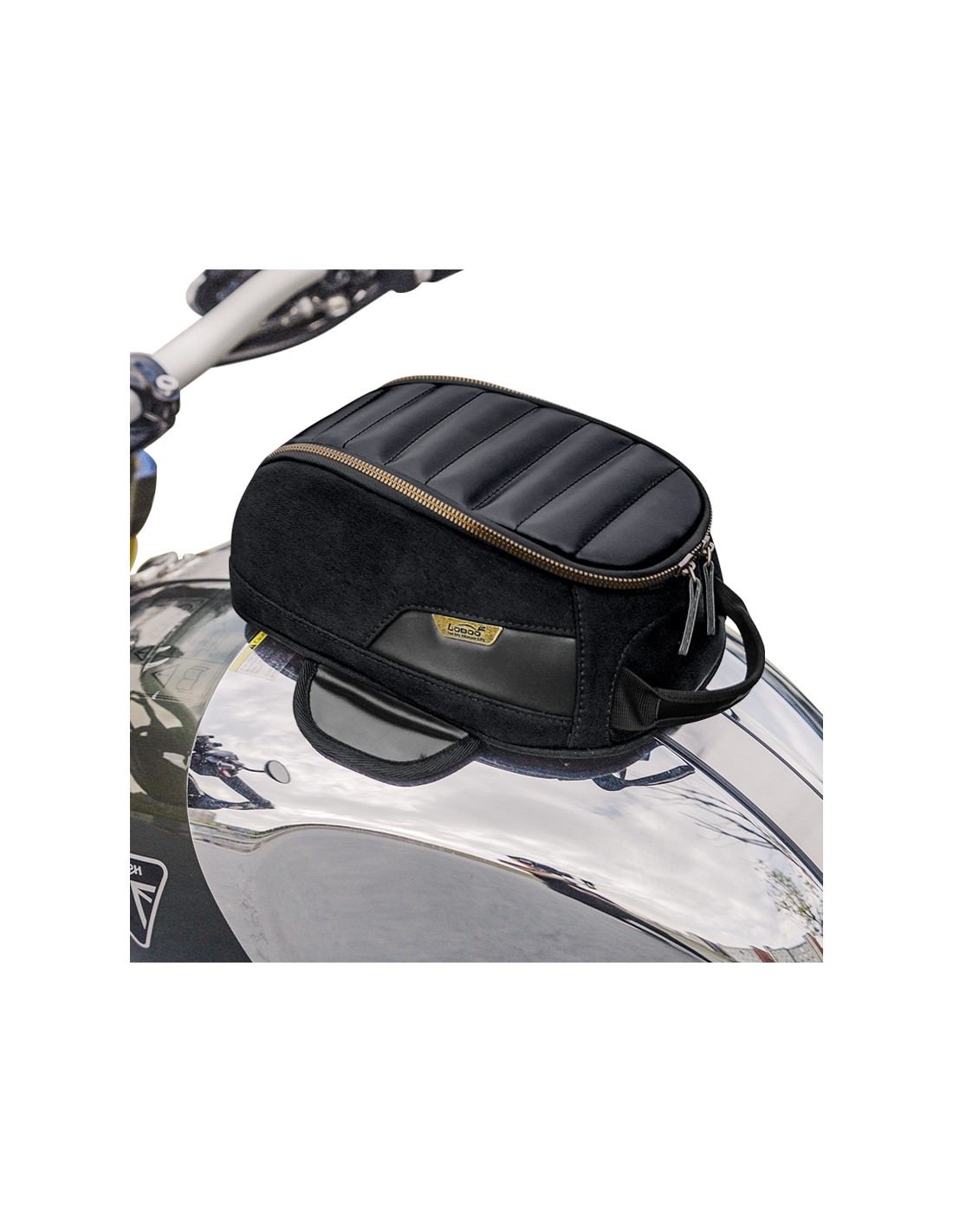 BOLSA DE DEPÓSITO VINTAGE NEGRO  LOBOO