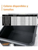 Juego de Dos maletas laterales de moto serie PIKE-TRACKER LOBOO